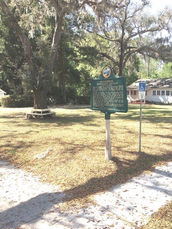 Middleburg Methodist Church Marker. Click for full size. Middleburg Methodist Church Marker image. Click for full size.