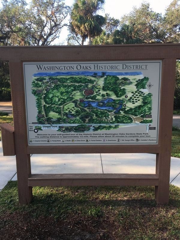 Washington Oaks Historic District map image. Click for full size.