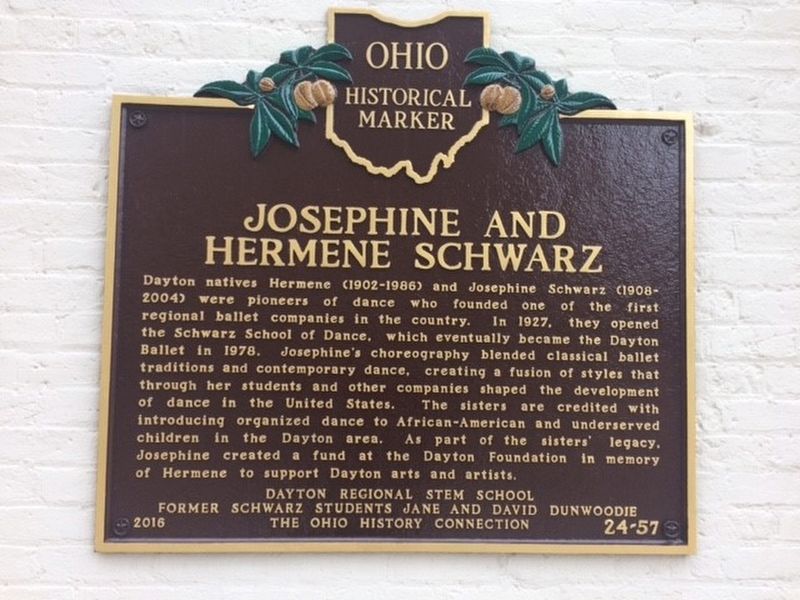 Josephine and Hermene Schwarz Marker image. Click for full size.