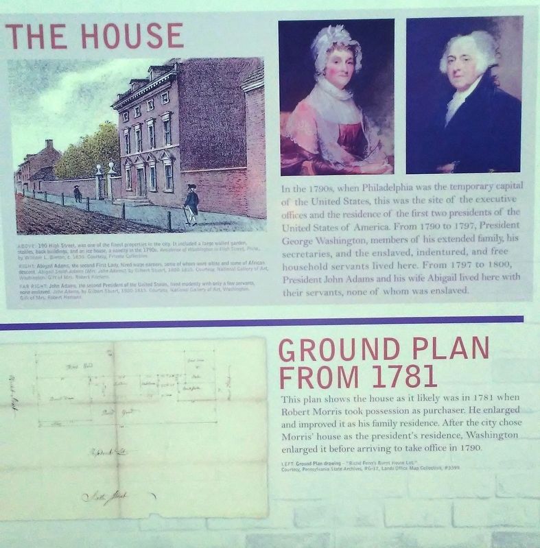 The House & the People Who Worked & Lived In It Marker Detail image. Click for full size.