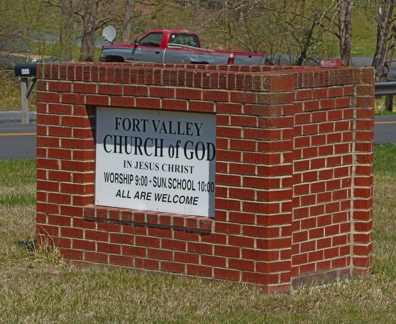 Fort Valley Church of God in Christ Jesus Sign image. Click for full size.