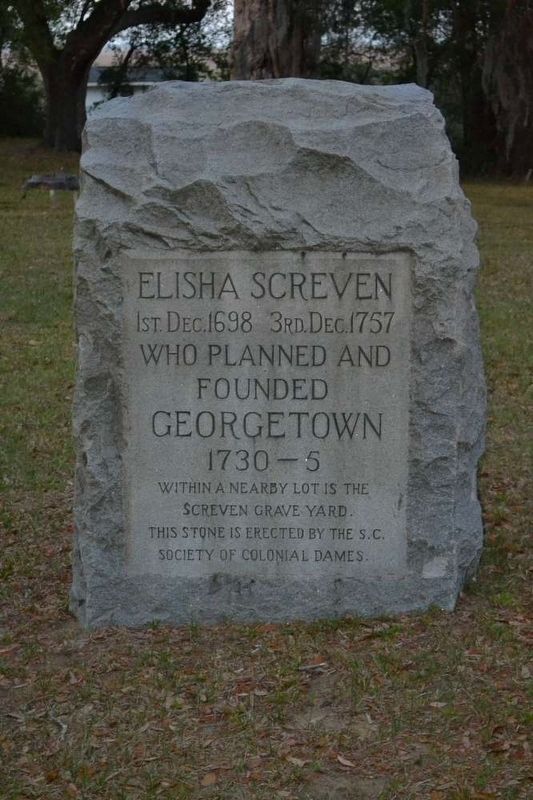 Elisha Screven Monument image. Click for full size.