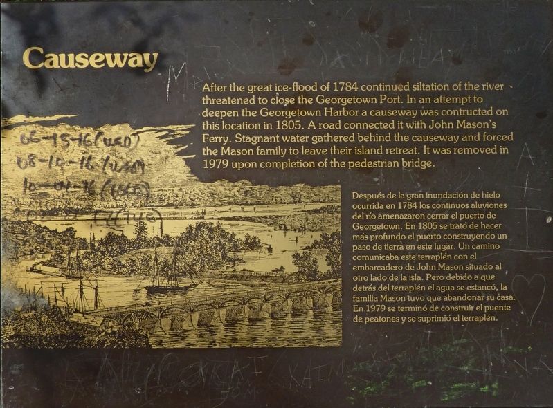 Causeway Marker. Click for full size. Causeway Marker image. Click for full size.
