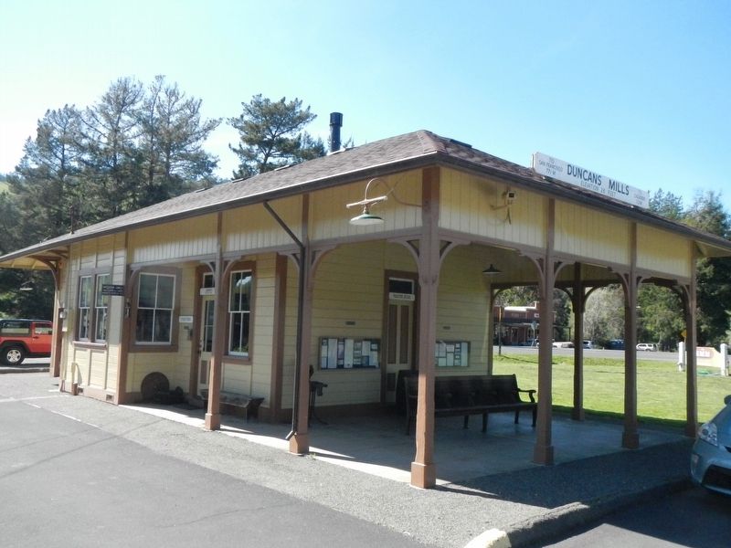 Duncans Mills Depot. Click for full size. Duncans Mills Depot image. Click for full size.