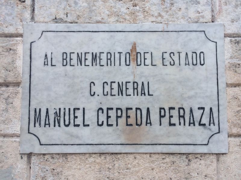 General Manuel Cepeda Peraza Marker image. Click for full size.
