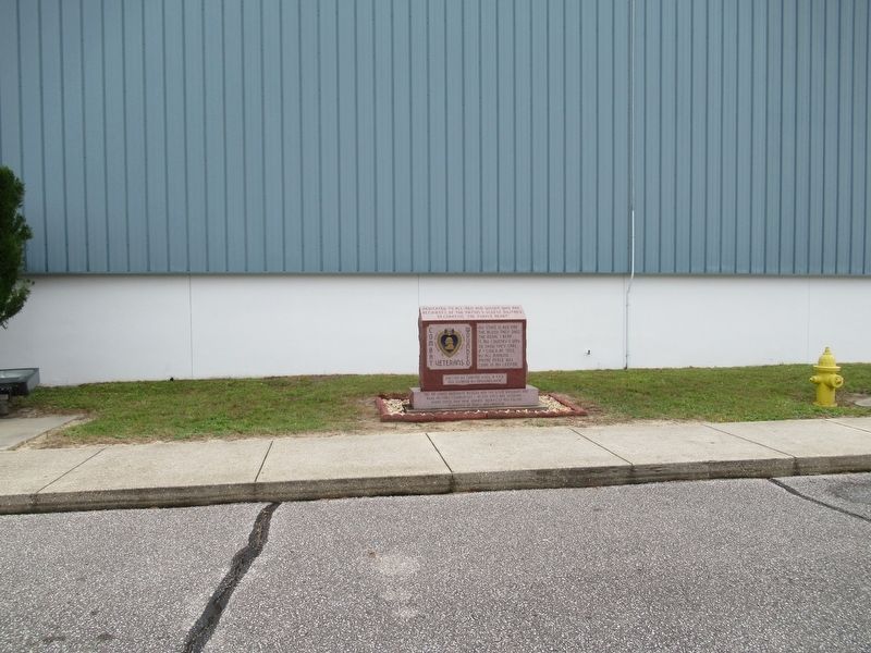 Combat Wounded Veterans Marker. Click for full size. Combat Wounded Veterans Marker image. Click for full size.