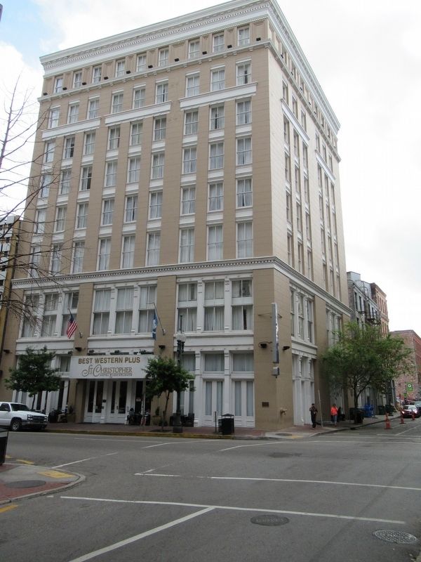 The St. Christopher Hotel at 114 Magazine Street. Click for full size. The St. Christopher Hotel at 114 Magazine Street image. Click for full size.