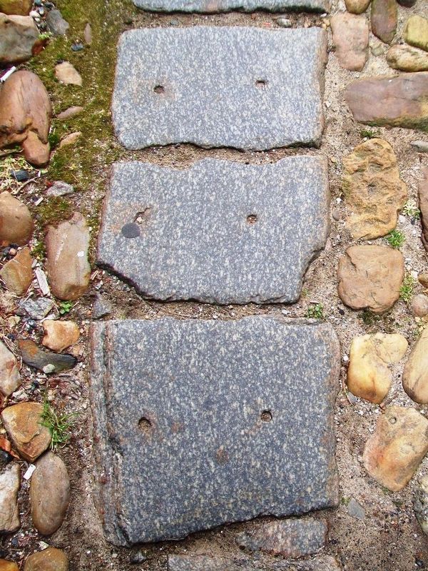Former New Castle and Frenchtown Railroad Sleepers. Click for full size. Former New Castle and Frenchtown Railroad Sleepers image. Click for full size.