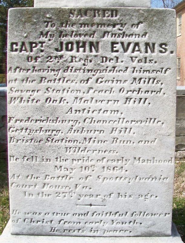 Captain John Evans Marker image. Click for full size.