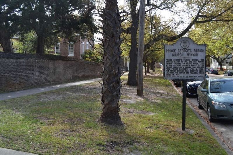 Prince George’s Parish Church, Winyah Marker. Click for full size. Prince George’s Parish Church, Winyah Marker image. Click for full size.