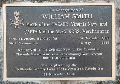In Recognition of William Smith Marker image. Click for full size.