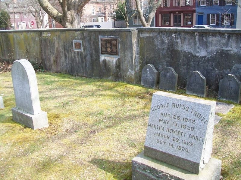 Revolutionary War Patriots in the Immanuel Churchyard Marker image. Click for full size.