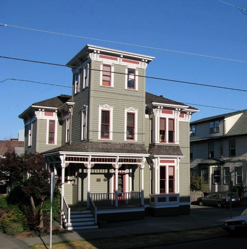 George Ward House and Markers. Click for full size. George Ward House and Markers image. Click for full size.