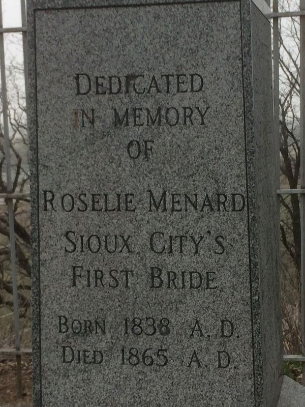 First Bride's Grave Marker. Click for full size. First Bride's Grave Marker image. Click for full size.