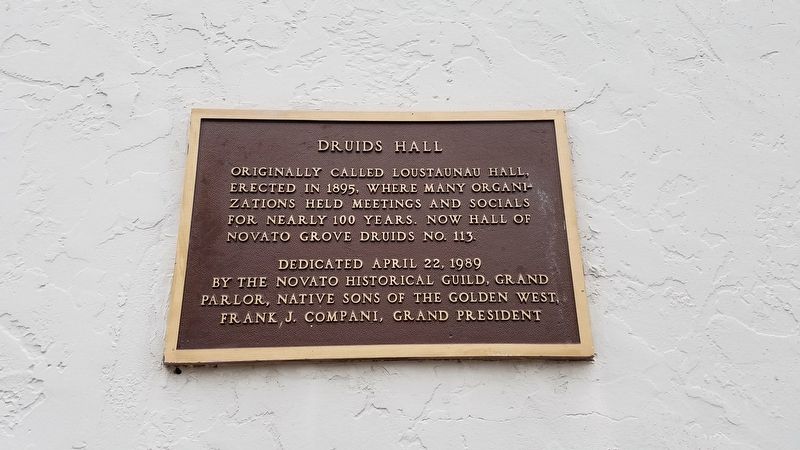 Druids Hall Marker image. Click for full size.
