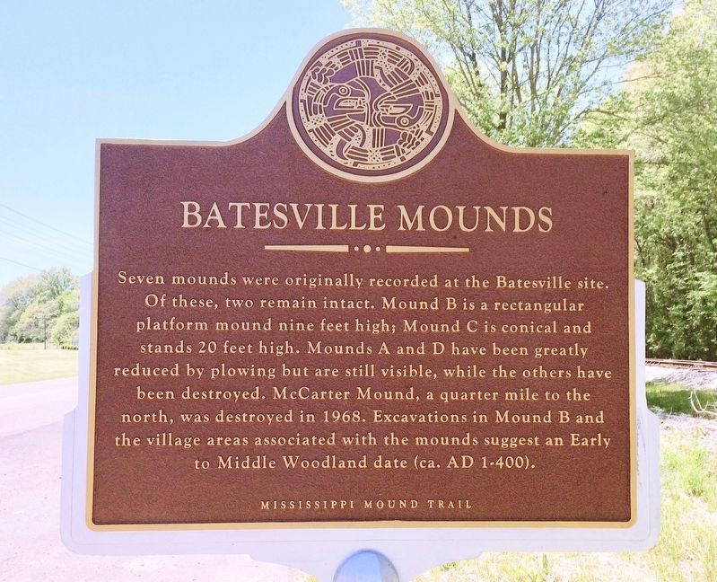 Batesville Mounds Marker image. Click for full size.