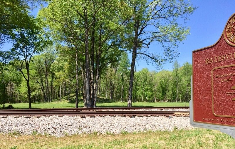One of the larger mounds closest to the marker. image. Click for full size.