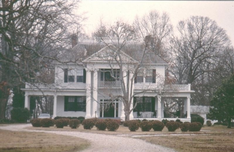 The Lenoir Plantation house. image. Click for full size.