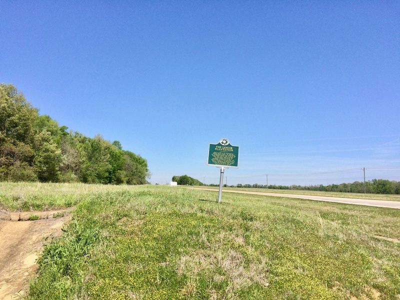 View of marker looking north on U.S. Highway 45 Alt. image. Click for full size.