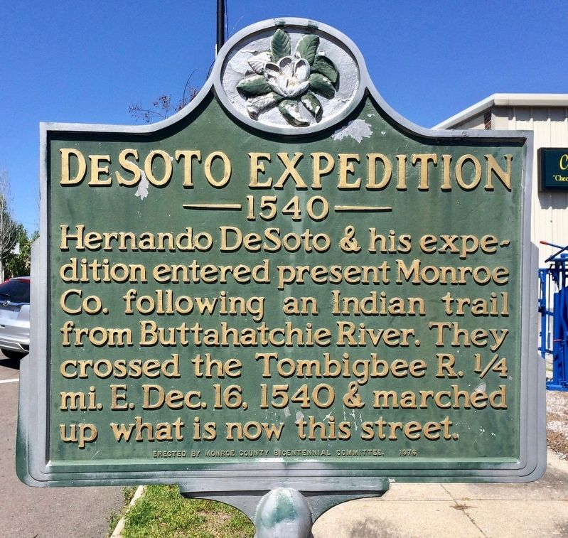 DeSoto Expedition Marker image. Click for full size.