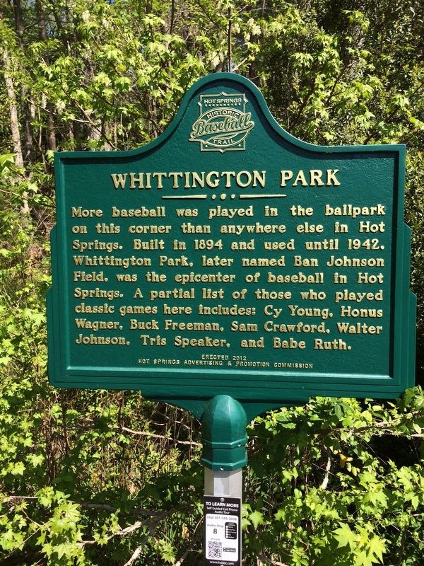 Whittington Park Marker image. Click for full size.