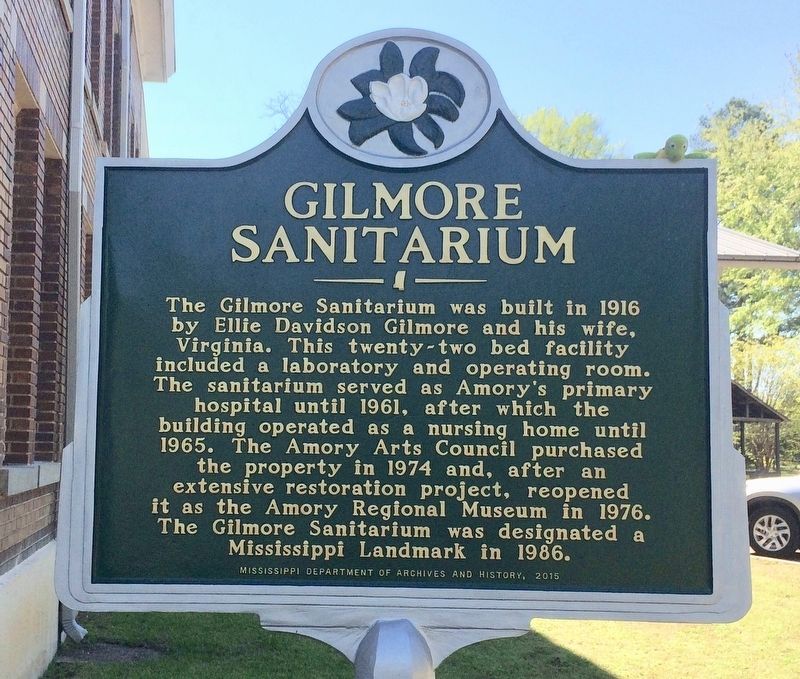 Gilmore Sanitarium Marker image. Click for full size.