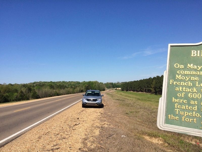 Looking west on U.S. Highway 278 towards Okolona. image. Click for full size.