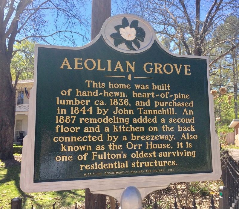 Aeolian Grove Marker image. Click for full size.