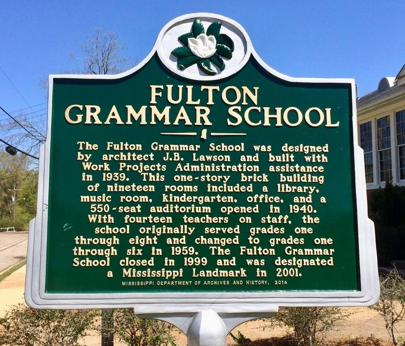 Fulton Grammar School Marker image. Click for full size.