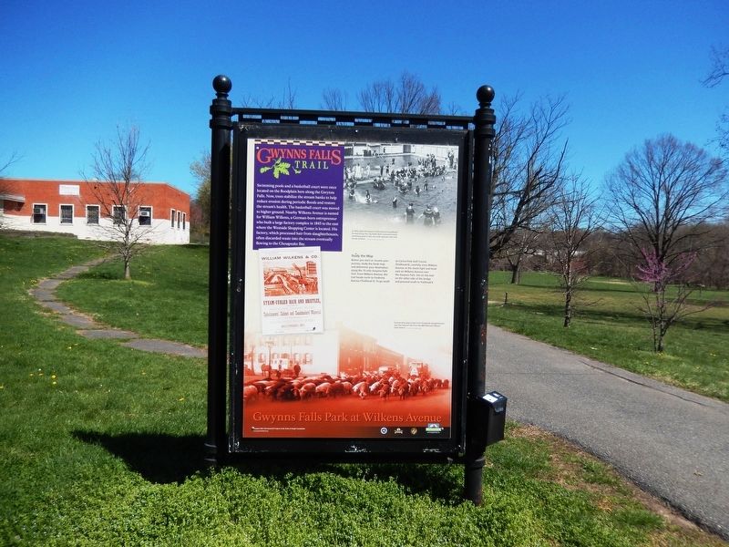 Gwynns Falls Park at Wilkens Avenue Marker image. Click for full size.