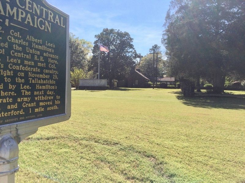 Marker located in front of Wall Doxey State Park.. Click for full size. Marker located in front of Wall Doxey State Park. image. Click for full size.