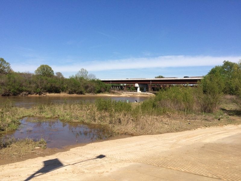 Little Tallahatchie River under the Highway 7 bridge. image. Click for full size.