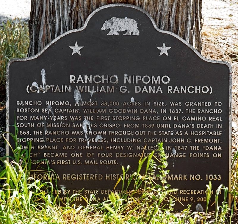 Rancho Nipomo Marker image. Click for full size.
