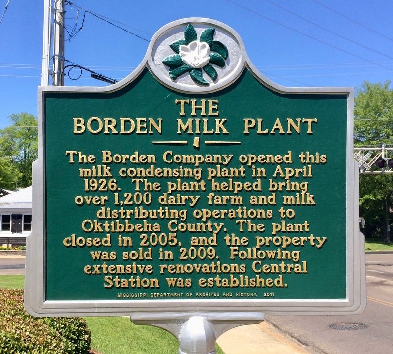 The Borden Milk Plant Marker image. Click for full size.