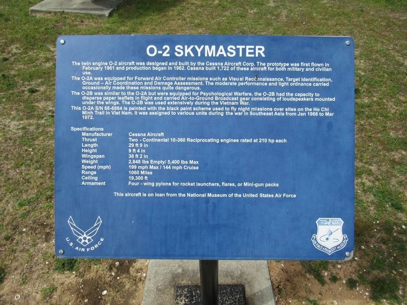 O-2 Skymaster Marker image. Click for full size.