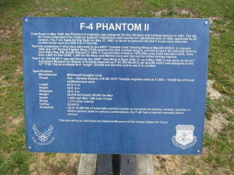 F-4 Phantom II Marker image. Click for full size.