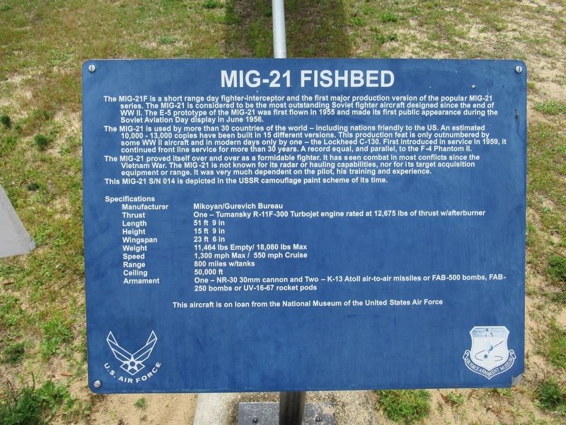 MIG-21 Fishbed Marker image. Click for full size.
