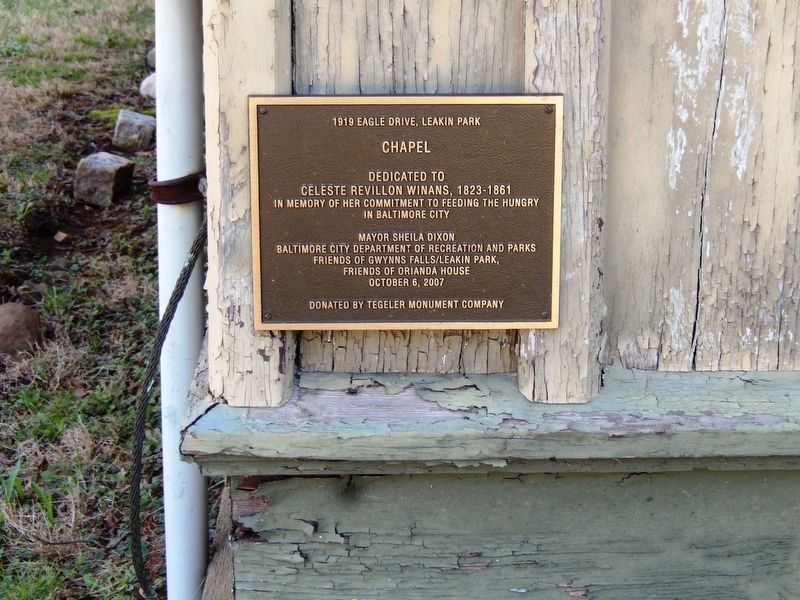 Chapel Marker. Click for full size. Chapel Marker image. Click for full size.