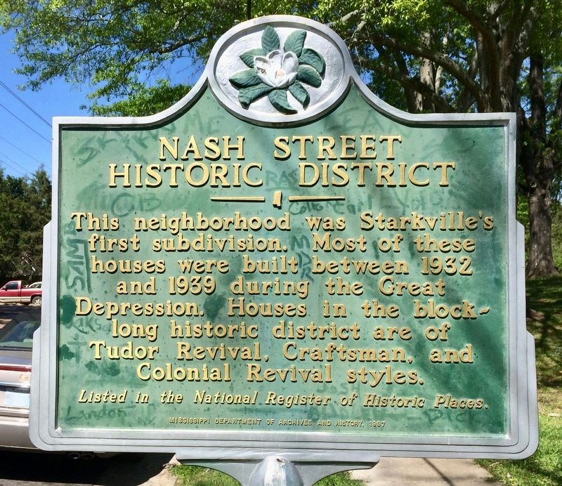 Nash Street Historic District Marker image. Click for full size.