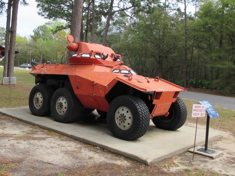 XM-800 Armored Reconnaisance Scout Vehicle & Marker image. Click for full size.