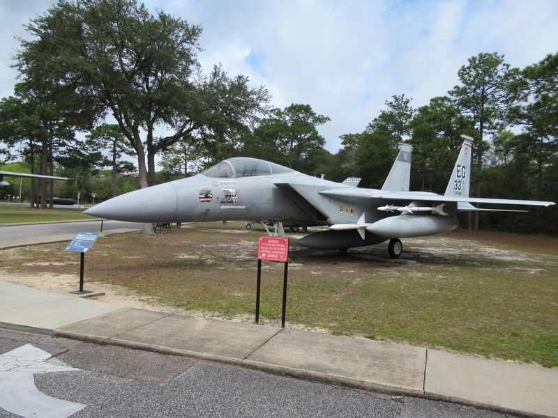 F-15 Eagle & Marker. Click for full size. F-15 Eagle & Marker image. Click for full size.