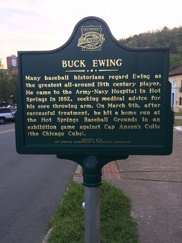 Buck Ewing Marker. Click for full size. Buck Ewing Marker image. Click for full size.