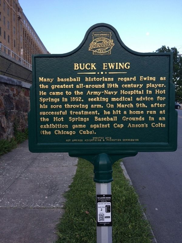 Buck Ewing Marker. Click for full size. Buck Ewing Marker image. Click for full size.