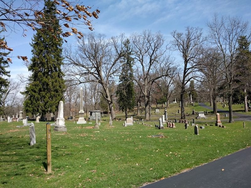 Oakwood Cemetery. Click for full size. Oakwood Cemetery image. Click for full size.