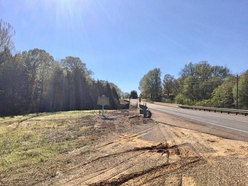 Looking west on Black Zion Road towards Pontotoc. image. Click for full size.