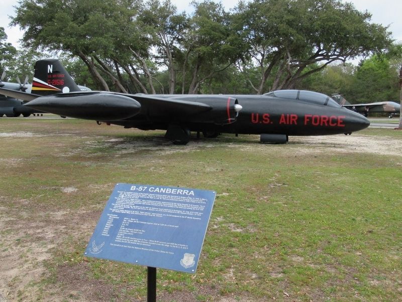 B-57 Canberra & Marker image. Click for full size.