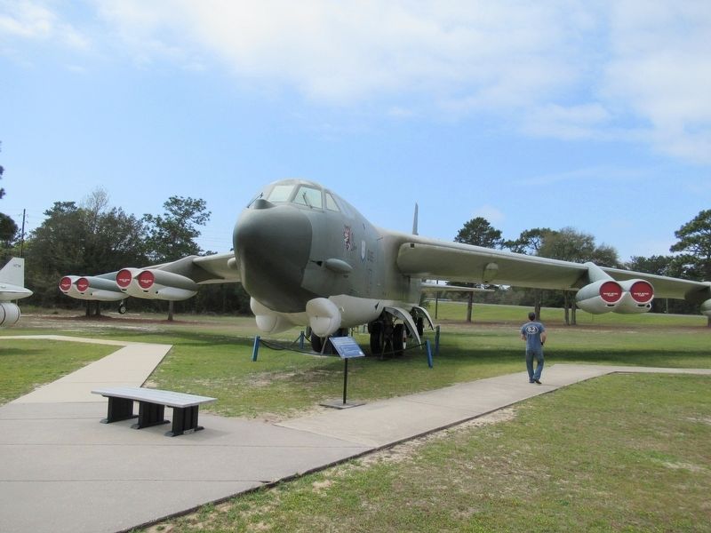 B-52 Stratofortress & Marker. Click for full size. B-52 Stratofortress & Marker image. Click for full size.