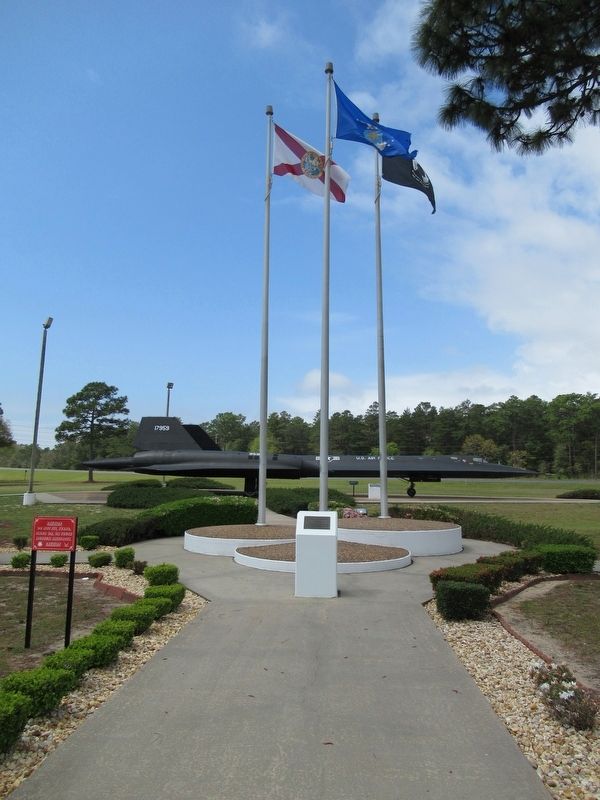 Bernard A. Schriever Plaza Marker. Click for full size. Bernard A. Schriever Plaza Marker image. Click for full size.