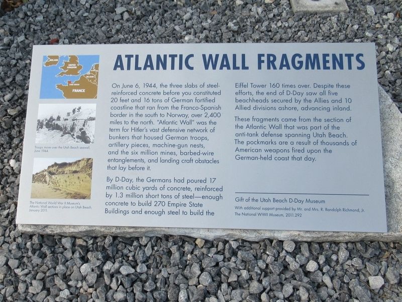 Atlantic Wall Fragments Marker image. Click for full size.