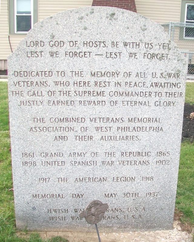 All U.S. War Veterans Memorial image. Click for full size.